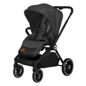 Wózki dziecięce - Lionelo Mika 2w1 Grey Graphite - miniaturka - grafika 1