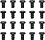 Chłodzenie wodne - EK Water Blocks EK Water Blocks EK-Loop Phillips Head Screw Set M4 x 6 mm, 20 Stück - schwarz - miniaturka - grafika 1