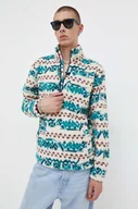 Bluzy męskie - Billabong bluza męska kolor beżowy wzorzysta - miniaturka - grafika 1
