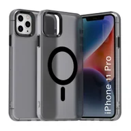 Etui i futerały do telefonów - Etui matowe Supero Candycase Magsafe do iPhone 11 Pro, czarne - miniaturka - grafika 1