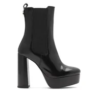 Botki damskie - Botki Eva Minge LUGO-111070 Czarny - miniaturka - grafika 1