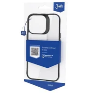 Etui i futerały do telefonów - 3MK Etui Satin Armor Case+ do Samsung Galaxy A14 Przezroczysto-czarny - miniaturka - grafika 1