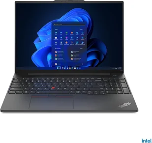Lenovo ThinkPad E16 40,6 cm (16") WUXGA Intel® Core™ i7 i7-1355U 16 GB DDR4-SDRAM 512 GB SSD Wi-Fi 6 (802.11ax) Windows 11 Pro Czarny 21JN004MGE - Laptopy - miniaturka - grafika 1