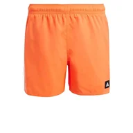 Kąpielówki dla chłopców - adidas Chłopcy 3-Stripes Swim Shorts, App Solar Red/White, 12-13 Years - miniaturka - grafika 1