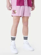 Spodenki męskie - New Era Szorty sportowe New York Yankees MLB Woven 60596377 Różowy Regular Fit - miniaturka - grafika 1