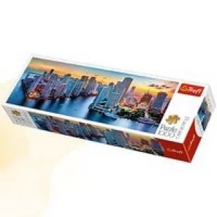 Trefl Puzzle 29027 Panorama Miami o zmroku (1000 elementów) - Puzzle - miniaturka - grafika 2