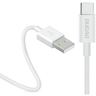 Szybki kabel Dudao Usb / Usb Typ C 3A 1m biały - Kable USB - miniaturka - grafika 1