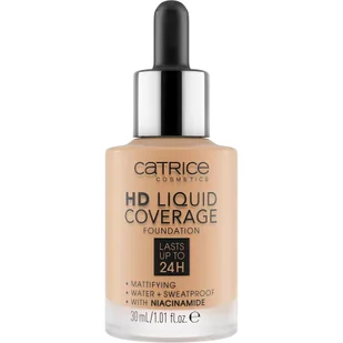 Catrice Hd Liquid Coverage matujący podkład do twarzy 042 Sandy Rose 30 ml - Podkład lub puder - Podkłady do twarzy - miniaturka - grafika 1