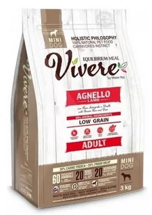 Vivere Dog Mini Adult Lamb 3kg - Sucha karma dla psów - miniaturka - grafika 1