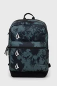 Plecaki - Volcom plecak męski kolor zielony duży wzorzysty - miniaturka - grafika 1