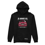 Odzież do sportów motorowych - Czarna bluza z kapturem BMW E30 BIMMERS-3XL - miniaturka - grafika 1