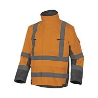Odzież robocza - Delta Plus Kurtka odblaskowa 4 W 1 powlekana Pu kolor pomarańczowo-szara rozmiar L TARMAOGGT TARMAOGGT - miniaturka - grafika 1
