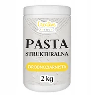 Decoupage - Pasta strukturalna drobnoziarnista biała 2 kg - miniaturka - grafika 1