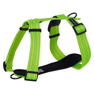 Rukka® Form Neon szelki, żółte - Rozmiar M: obwód w klatce: 65 - 105 cm, szer.: 40 mm - Szelki dla psów - miniaturka - grafika 1