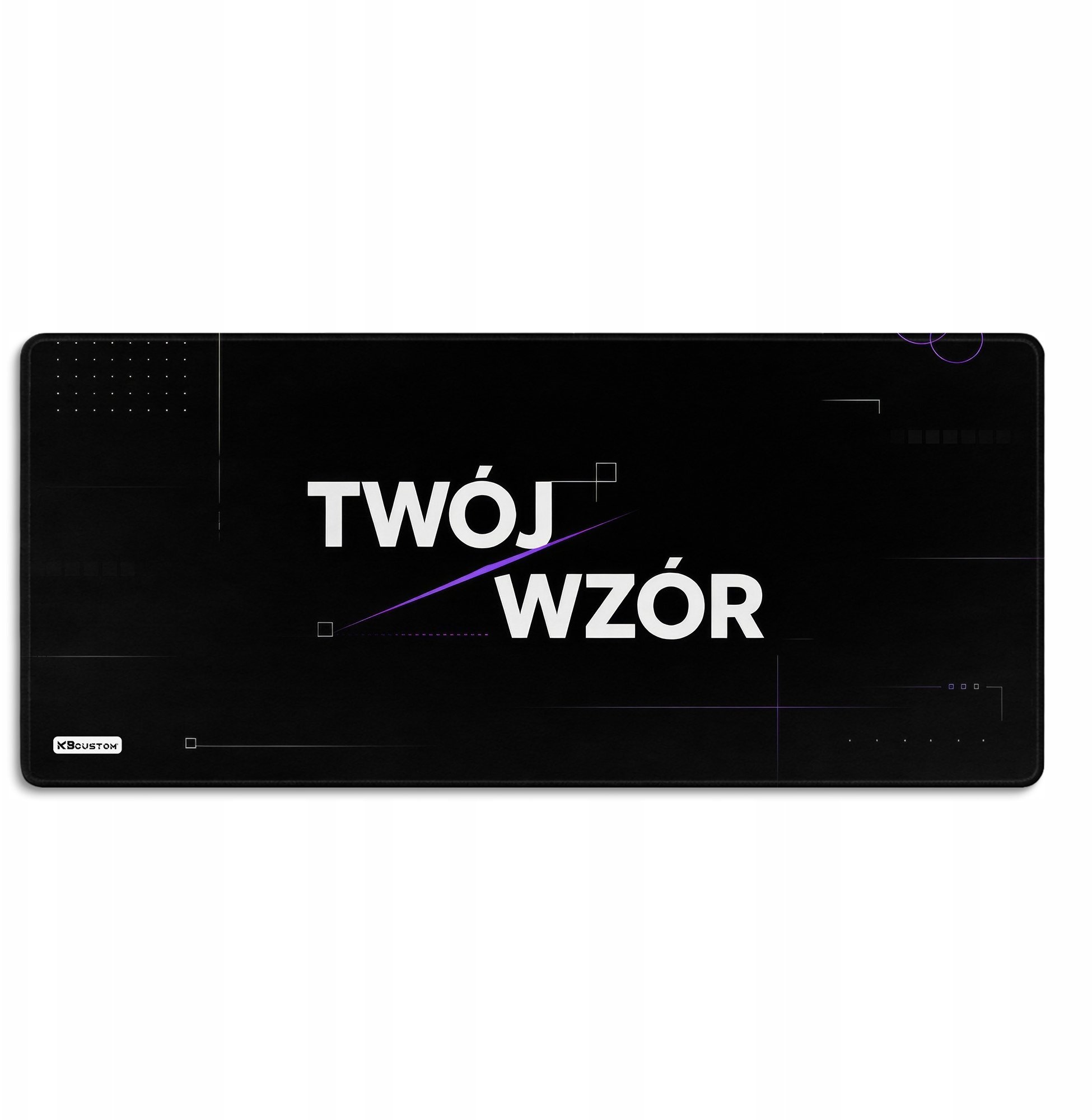 Podkładka DUŻA PODKŁADKA MATA POD MYSZKĘ MYSZ Twój Wzór 90x40cm 4mm-Grubość KBcustom