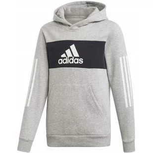 Adidas Bluza Dziecięca Szara Yb Sid Po Ed6500 110 - Bluzy dla dziewczynek - miniaturka - grafika 1