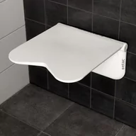 Akcesoria dla osób starszych i niepełnosprawnych - Etac Relax - krzesełko prysznicowe naścienne kol. biały bez podłokietników (125 kg) - miniaturka - grafika 1