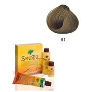 Farby do włosów i szampony koloryzujące - Sanotint Sensitive, farba do włosów na bazie ekstraktów roślinnych i witamin 81 Medium Natural Blonde, 125 ml - miniaturka - grafika 1