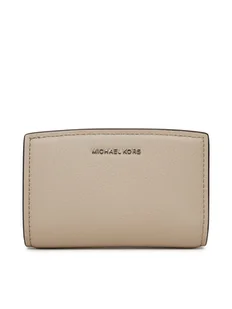 MICHAEL Michael Kors Duży Portfel Damski 32S5SYTZ2L Beżowy - Portfele - miniaturka - grafika 1