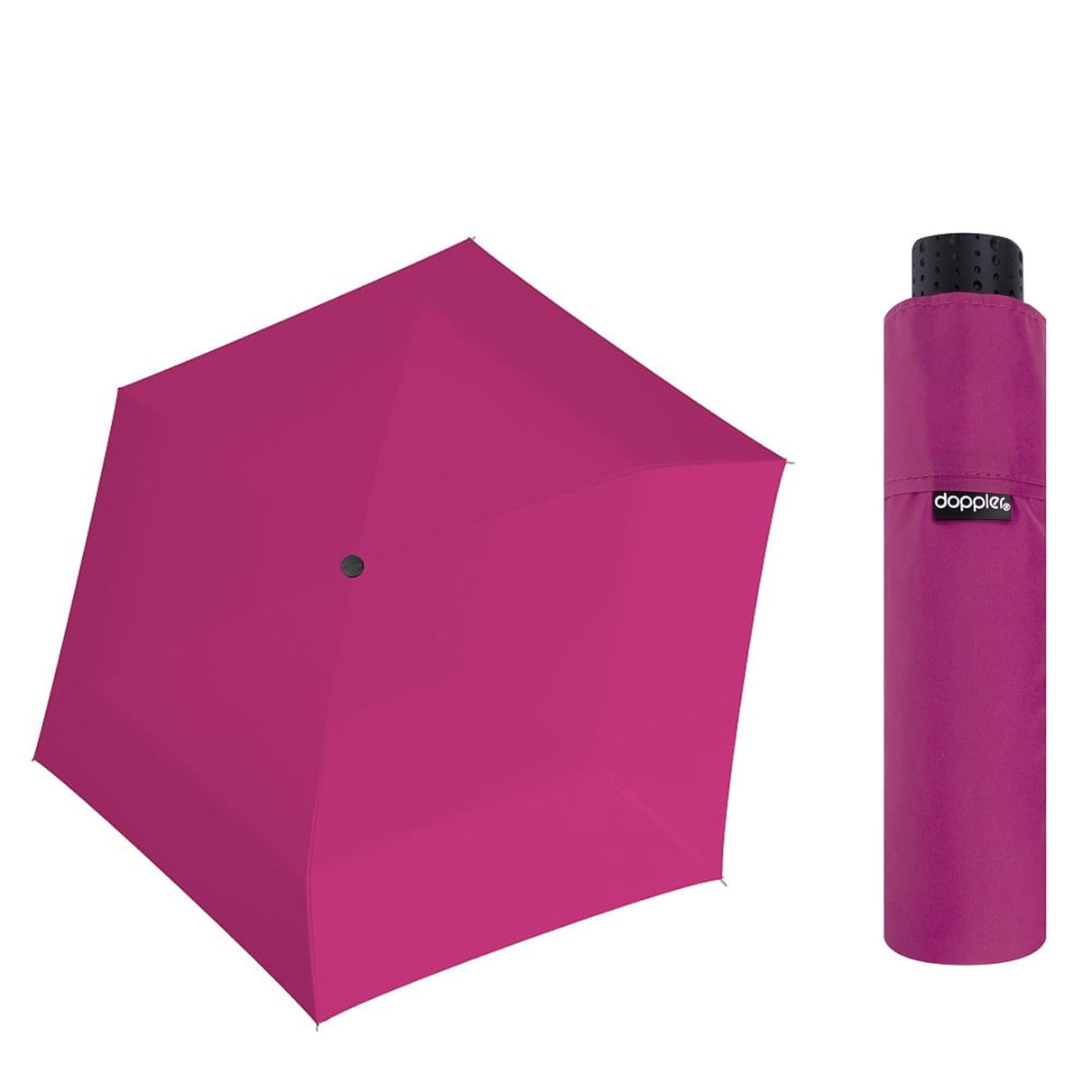 Parasolka damska do kieszeni lub torebki DOPPLER Fiber Havanna tylko 140 g, różowa
