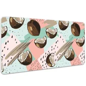 Podkładki na biurko - Mata ochronna na biurko Orzechy kokosowe 100x50 cm, Dywanomat - miniaturka - grafika 1