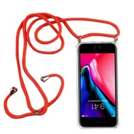 Etui i futerały do telefonów - Etui na telefon komórkowy Apple iPhone Etui na telefon komórkowy Slim Cover Etui na telefon komórkowy Pasek na przewód, do telefonu komórkowego: Apple iPhone XS Max, wybierz pasek: różowy - miniaturka - grafika 1