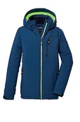 Kurtki i płaszcze dla chłopców - Killtec Chłopięca kurtka funkcyjna z kapturem/kurtka zimowa jest wodoszczelna KOW 159 BYS JCKT, ciemny ocean, 116, 40915-000 - miniaturka - grafika 1