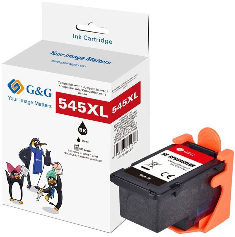 Tusz G&G XL-Patronę kompatybilną z Canon PG-545XL / 8286B001