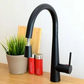 Baterie kuchenne - Bateria kuchenna retro BLAKE czarna - miniaturka - grafika 1