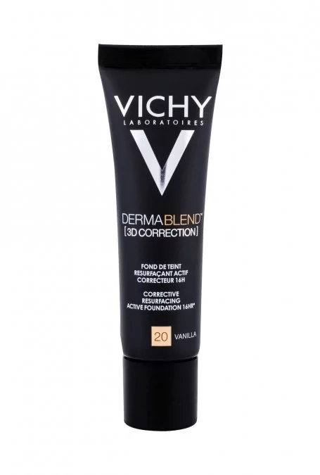Vichy dermablend KOREKTA 3D podkład wyrównujący powierzchnię skóry nr 20 kolor vanilla 30 ml | DARMOWA DOSTAWA OD 149 PLN!
