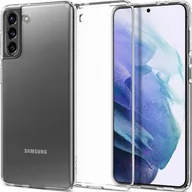 Etui i futerały do telefonów - Spigen Etui Spigen do Samsung Galaxy S21 Crystal Clear - miniaturka - grafika 1