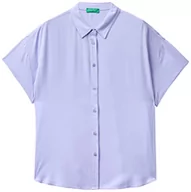 Koszule damskie - United Colors of Benetton Damska koszula 5wpwdq01 m, fioletowa 2h0, S, Fioletowy 2h0, S - miniaturka - grafika 1