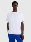 Koszulki męskie - 4F T-shirt oversize gładki męski - biały L - miniaturka - grafika 1