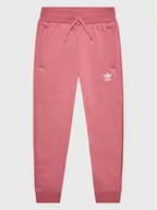 Odzież sportowa dziecięca - adidas Spodnie dresowe IC6136 Różowy Regular Fit - miniaturka - grafika 1