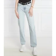 Spodnie damskie - CALVIN KLEIN JEANS Jeansy | Straight fit - miniaturka - grafika 1