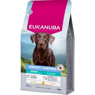 Karma dla psa EUKANUBA Special Care Adult Large Weight Control Kurczak 15 kg