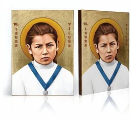 Ikona religijna Błogosławiona Laura Vicuna - Ikony i obrazy sakralne - miniaturka - grafika 1