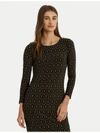 Sukienki - LAUREN RALPH LAUREN Sukienka codzienna 200980037001 Czarny Slim Fit - miniaturka - grafika 1