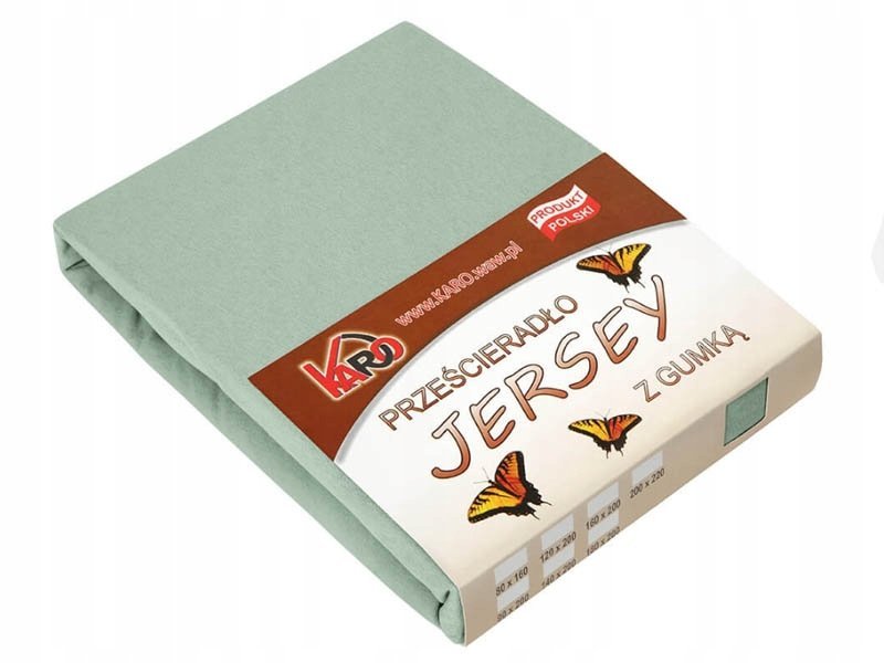 160X200 OLIWKOWE PRZEŚCIERADŁO BAWEŁNIANE JERSEY