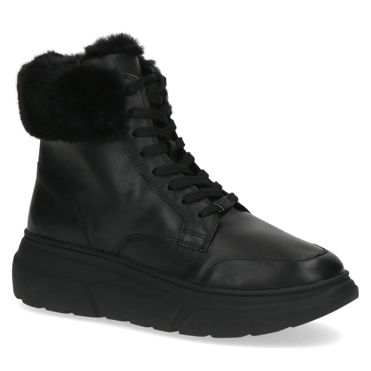 Buty zimowe botki damskie zimowe ocieplane skórzane Caprice 26220-38