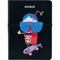 Notesy i bloczki - NOTES NOTATNIK PAMIĘTNIK B6 CZARNY SKATEBOARD KITE - miniaturka - grafika 1
