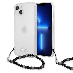 Guess GUHCP13MKPSBK iPhone 13 6,1" Transparent hardcase Black Pearl GUE001782-0 - Etui i futerały do telefonów - miniaturka - grafika 1