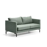 Inne meble biurowe - Sofa HARMONY, 2-osobowa, tkanina GAVA, zielonoszary - miniaturka - grafika 1