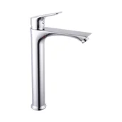 Baterie umywalkowe - Bateria umywalkowa chrom wysoka Sigma Liveno - miniaturka - grafika 1