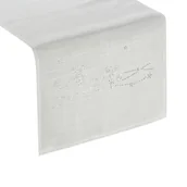 Obrusy i serwetki - Bieżnik świąteczny EUROFIRANY, biały, 40x140 cm - miniaturka - grafika 1