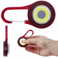 Latarki - Lampka latarka Led zawieszka brelok do kluczy Cob - miniaturka - grafika 1