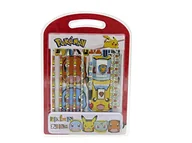 Walizki - Pokemon - Zestaw piśmienny, Materiał do pisania, walizka, Pakiet do rysowania, Materiał szkolny, ołówki, Pikachu,Wielobarwny, Oficjalny produkt (CyP Brands) - miniaturka - grafika 1