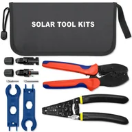 Zestawy narzędziowe - Zestaw narzędzi Qoltec Solar Tool Kit kompatybilny ze złączami MC4 Zaciskarka + Ściągacz izolacji - miniaturka - grafika 1
