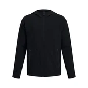 Bluzy damskie - Chłopięca bluza treningowa rozpinana z kapturem Under Armour UA B Unstoppable Full Zip - czarna - miniaturka - grafika 1