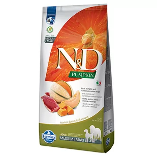 Farmina N&D Medium/Maxi dynia, kaczka, kantalupa dla psów - 2 x 12 kg - Sucha karma dla kotów - miniaturka - grafika 1
